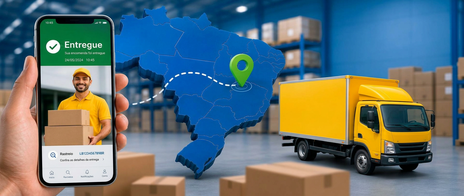 Rastreamento de encomendas Corvia em todo o Brasil